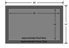 15' x 30' Rectangle Ultra-Loc III Solid Gray In-Ground Pool Safety Cover