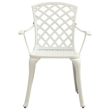 NLQMSU 5 Piece Cast Aluminum Bistro Set White