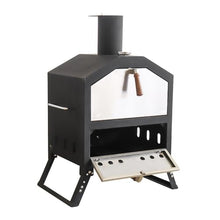 YUEWO Portable Outdoor Pizza Oven Stainless Steel with Folding Legs Cooking Stone & Waterproof Cover for Backyard Parties, Camping, and Picnics