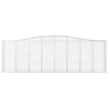 Arched Gabion Basket 157.5"x19.7"x47.2"/55.1" Galvanized Iron White Black Other