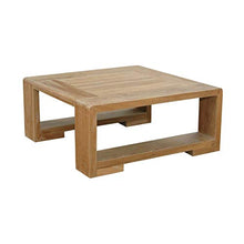 Anderson Teak DS-804 Capistrano Deep Seating Ottoman Honey Golden Teak