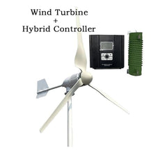JCKJEDAT 10000W Wind Turbine Power Generator 12V 24V 48V 96V Output System for Home Complete Kit Industrial Energy(Hybrid Control,96V_10KW)