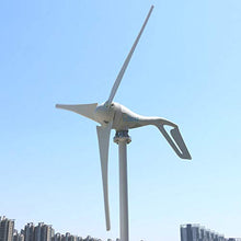 NINILADY 500W Horizontal Wind Turbine Generator with 3/5 Blades 12V 24V 48V Free Charge Controller for Home Use Windmill Energy (12V, with MPPT Controller)