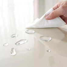 Ffsaacol Plastic Table Cover, PVC Clear Table Protector, Desk Protector Mat, Rectangle Desk Pad Waterproof/Oil-Proof for Desktop, Coffee & Dining Room Table 3mm, 80x260cm/31x102in