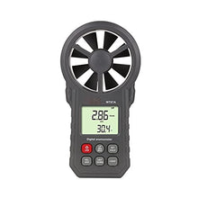 30m/s Wind Speed Air Velocity Temp Gauge Meter Portable Digital Anemometer C/F Thermometer Wind Cold Indicator LED Backlight