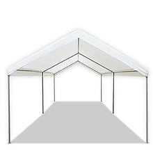 Caravan Canopy Domain 10x20 Ft. Straight Instant Canopy Tent Set, White (3 Pack)