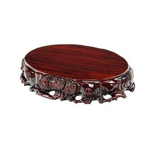 M3b6G8p1 bonsai pot stand Openwork Root Carving Bonsai Base Vase Display Stand(Large)