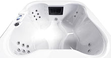 Luxuria Spas Augusta 4 Person 28-Jet Plug and Play Hot Tub Midnight Opal/Coffee