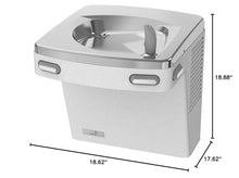 Oasis PG8AC VersaCooler II Energy/Water Conservation Model Refrigerated Drinking Fountain, Greystone