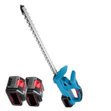 ZqRfJm 20Inch 20000RPM Electric Hedge Trimmer Garden Cordless Landscaping Pruner Lithium-Ion Battery Power Tool(2 Batteru EU Plug)