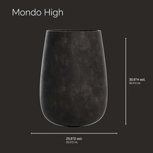 COSAPOTS Mondo High Tall Fiberglass Planter, Indoor/Outdoor