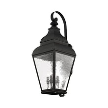 Livex 2607-61 Exeter 4-Light Outdoor Wall Lantern Vintage Pewter