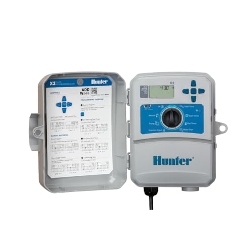 Hunter X2-400 WR – 4-Station Irrigation Controller – 120V Wall Mount
