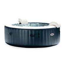 Intex PureSpa Plus 6 Person Inflatable Outdoor Hot Tub Spa Cobalt Blue