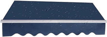WZUOPG Manual Retractable Awning Door Window Awning Shelter Outdoor Canopy Home Deck Canopy with Manual Crank Handle（Frame Included ）
