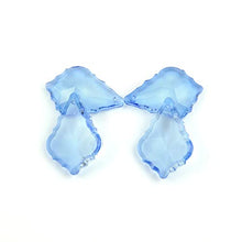 JUIYU Chandelier Crystal Prisms Pendants Crystal Glass Chandelier Crystal Maple Leaf Crystal Hanging Pendant for Lamp Part 38/50/63/76mm Chandelier Crystal Prisms Pendants (Color : 63mm 100pcs)