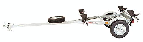 Malone MicroSport LowBed 2-Boat MegaWing Kayak Trailer Package Silver