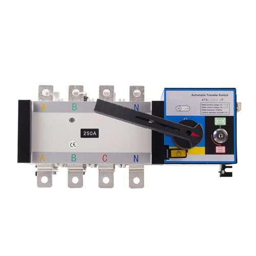 Universal 400A ATS Dual Power Automatic Transfer Switch 220V AC Diesel Generator Set Part Electric Circuit Breaker Switch 4P(630A 4P)