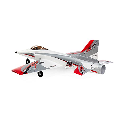 E-flite RC Airplane Habu STS 70mm EDF Jet RTF Basic Trainer Red