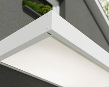 Palram - Canopia Sophia 2150 7' x 3' Door/Window Awning, White/Mist