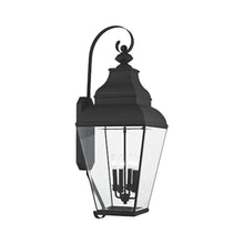 Livex Outdoor Wall Lantern 4 Light Black