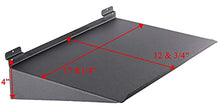 Hold Up Displays 12 Gun Rack for 6 Rifles and 6 Pistols Modular Slatwall Display System Black