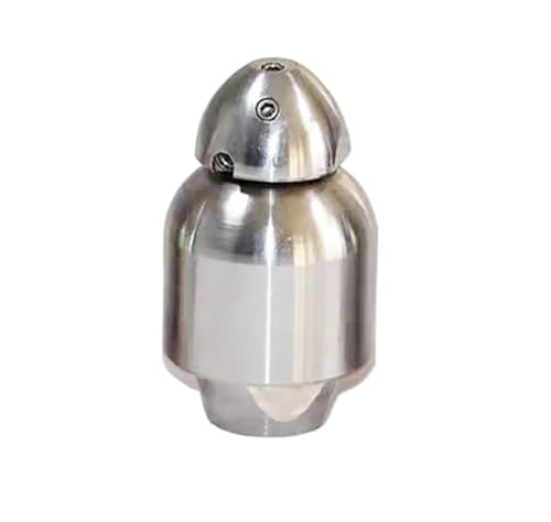 2-22K Psi 1/4" Mini High Pressure Self-Rotating Swivel Nozzle, Drain Cleaner Sewer Jetter Rotor Nozzles(1l4 Female 60LPM)