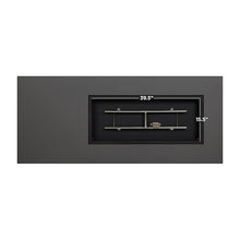 Real Flame Aegean 72in Rectangle Propane or Natural Gas Fire Pit Table, 65,000 BTU, Powder-Coated Steel, Push-Button Ignition, CSA Certified, Stainless Steel Burner with Lid (Weathered Slate)