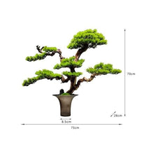 YXIANG56Q Fake Plants Artificial Bonsai Tree Indoor Fake Plants Decor with Ceramic Pots for Home Table Office Desk Bonsai Tree