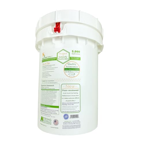SuperDFM+P801 Probiotic Pesticide Protection Honey Bees, 55 lb, 5000 Apps