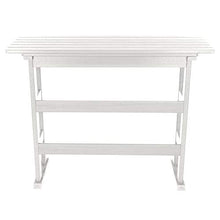 highwood Lehigh Bar Height Balcony Table, White