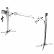 Stainless Steel Big Grill Rotisserie Spit Roaster Rod Charcoal BBQ Pig 15W Motor