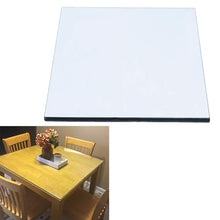 SXKJQER Square Tempered Clear Glass Table Top - 8mm Thick with Flat Polish Edge, Flat Polished Tempered Glass Table Top, Scratch Resistant, for Dining Table, Coffee Table, Office Table(100x100cm)