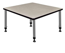 Romig Kee 36" Height Adjustable Classroom Activity Table Maple Grey