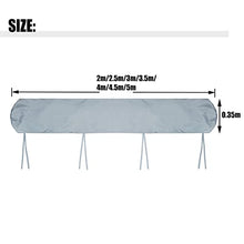 Heavy Duty Waterproof Cantilever Patio Umbrella Cover 210D Oxford Fabric Dust Proof Protector with Drawstring Fits Most Cantilever Umbrellas Gray Outdoor Shade Accessory