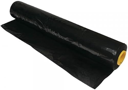 VBS - Poly Mulch Black Plastic Sheeting - Poly Mulch, Mulch, Black Plastic Sheeting, Black Plastic Sheeting (1.25 mil - 4' x 4000')
