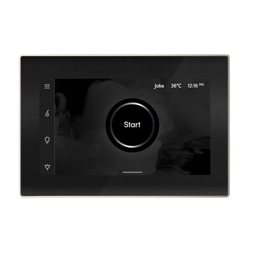 Mr Steam iSteamX Steam Shower Control and Steamhead in Black Polished Nickel