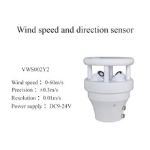 VWS002Y1 0-60m/s Mini Ultrasonic Wind Speed and Direction Sensor Sonic Anemometer Unit Wind Speed Sensor Module Wind Direction(VWS002Y2)