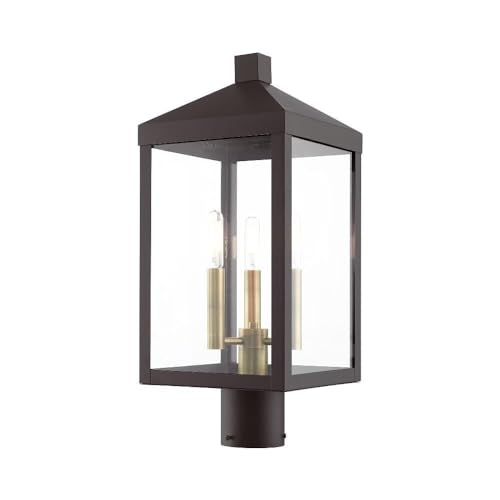 Livex Lighting 3-Light Fixture, Bronze