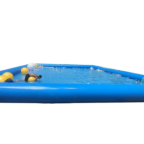 Banfluxion Inflatable Pool 236x236x26in with 800W Blowers Blue