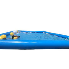 BREVELTION 26.2x26.2X 2ft(8x8x0.65m) Inflatable Pool for Water Walking Ball Swimming PVC Pools for Water Playing Game Entertainment with 800W Blower Household and Commercial