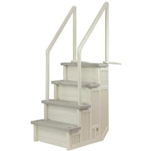 Pearl White with Cloud Grey Steps Swimming Pool Ladder for Aqua Select