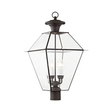 Livex Westover 4-Light Outdoor Post Head Bronze