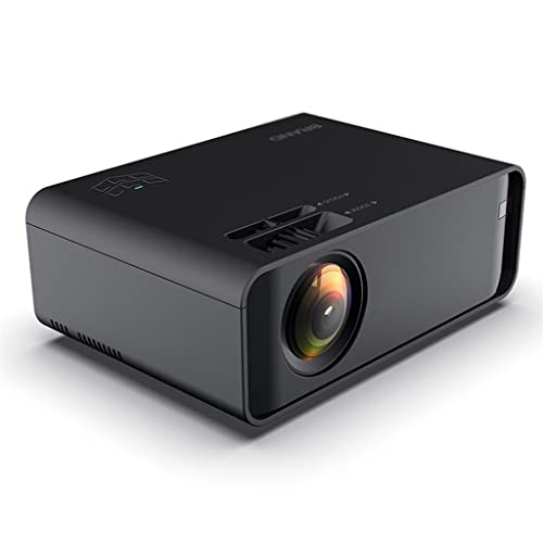 TEDILUVI Black Portable Projector High Definition Mobile Phone Same Screen Home Theater