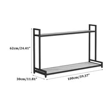 Metal Plant Stand French 2 Tier Flower Pot Holder Large Capacity Plant Shelf Indoor Outdoor Heavy Duty Plant Display Rack Abrasion And Scratch Resistant Flower Pot Stand For Patio Garden Corner