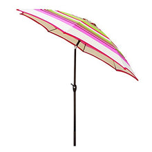 ARGENTFLUX 9ft/2.7m Garden Parasol Umbrella with Tilt and Crank 8 Sturdy Ribs, Outdoor Patio Sun Shade Umbrella