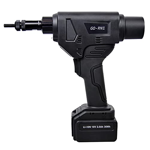 Akku-Tool GO-RN1 for Blindnietmuttern 2xLi-Ion Akku 2.0Ah 36Wh + Ladegerät und Koffer Brand GOEBEL