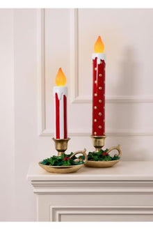 SODEF Decorative LED Lighted Candle 7.1 x 6.7 x 15 in | Multicolor | One Size | Plastic | Flameless Ambiance Decor for Home, Parties, Holidays - 7.1x6.7x15 in