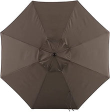 iumLeap Windproof Outdoor Patio Umbrella - Garden Parasol for Sun Shade Perfect for Beach Deck & Commercial/Residential Use, Tan-A