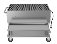 48 in. Commercial Mobile Outdoor Grill Stainless Steel, ETL Listed in Stainless-Steel (KM-CGM-48)